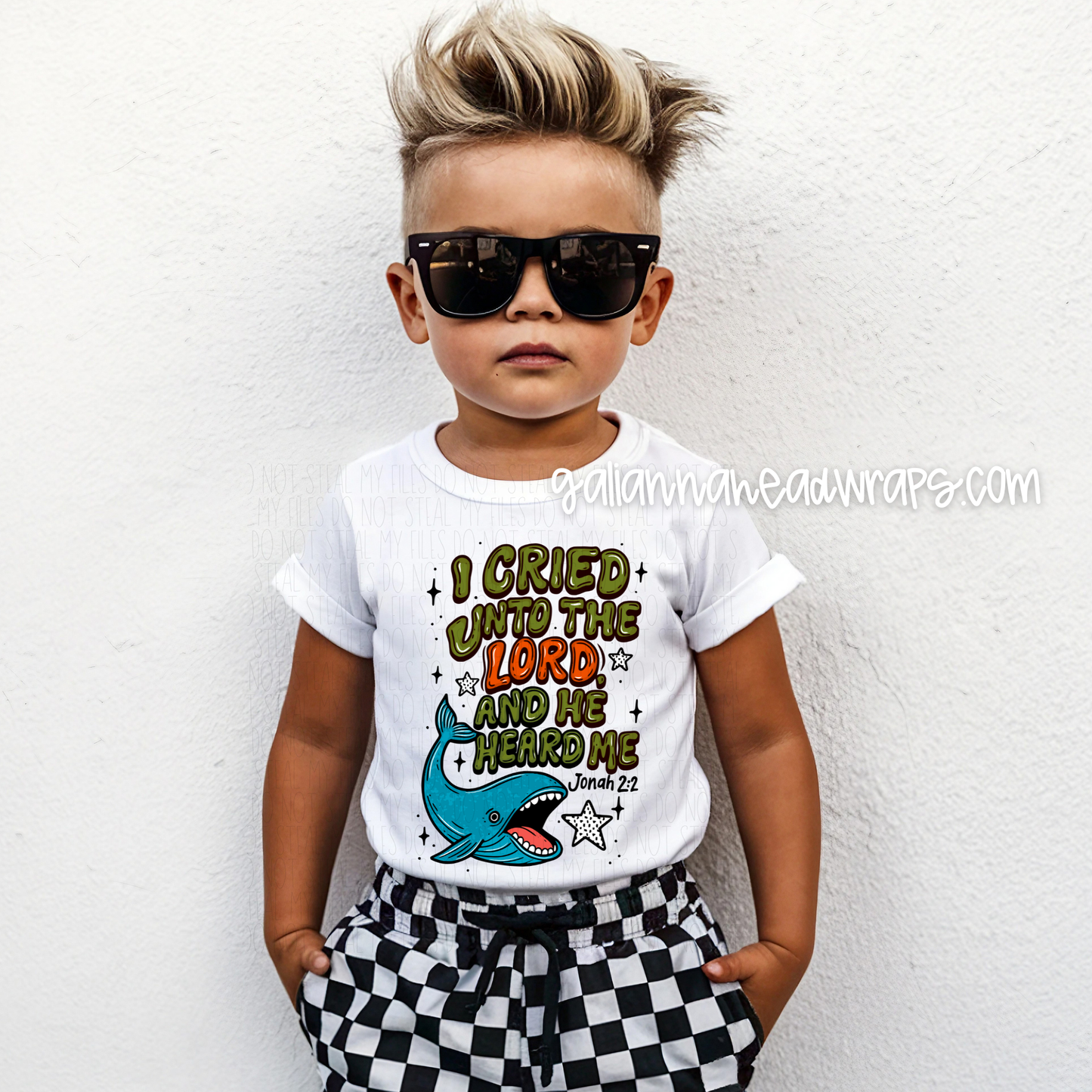 I CRIED UNTO THE LORD *BOYS COLORWAY… KIDS TEE