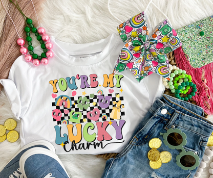 LUCKY CHARMS - PUFF CHEER BOW