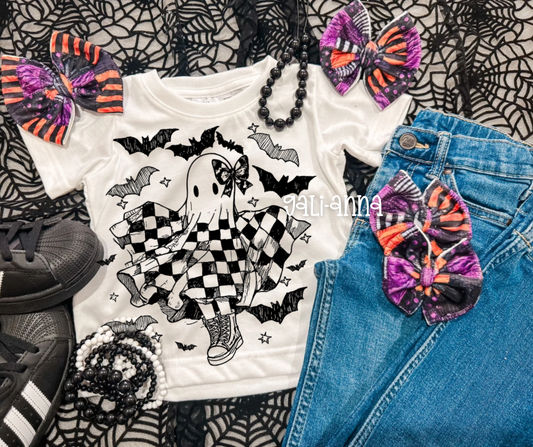 HALLOWEEN PATCHWORK SIMPLE BOWS