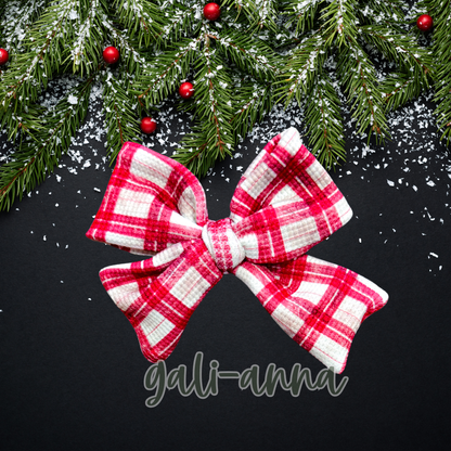 CHRISTMAS 1 * DROP PRINTS/SOLIDS - NOT SO DAINTY BOW