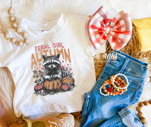 FERAL GIRL AUTUMN KIDS TEE/SWEATSHIRT