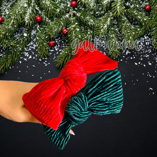 CHRISTMAS DROP 1 *SOLIDS - CUTE BOW BANDS