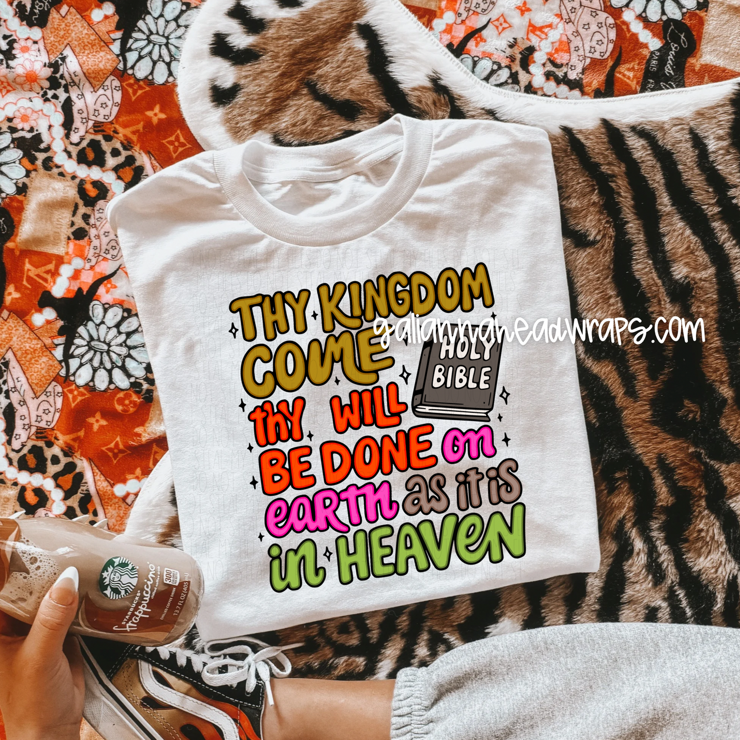 THY KINGDOM COME ADULT TEE *PINK COLORWAY