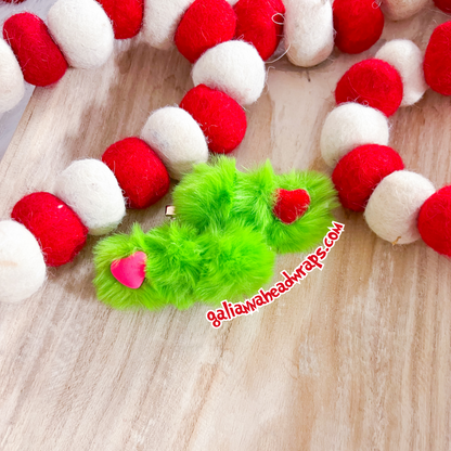 FURRY GREEN CLIPS