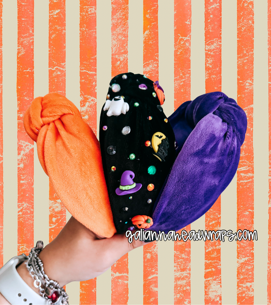 HALLOWEEN PLUSHY SOLIDS DROP - NANA BANDS