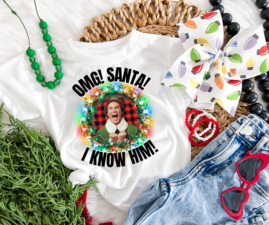 OMG IT'S SANTA KIDS TEE/SWEATSHIRT