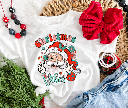 CHRISTMAS VIBES KIDS TEE/SWEATSHIRT