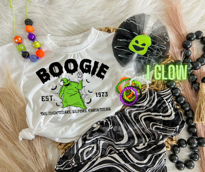 GLOW IN THE DARK MONSTER TULLE BOW