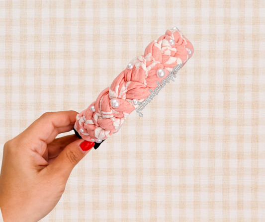 ELOISE BRAIDED BAND WITH PEARLS