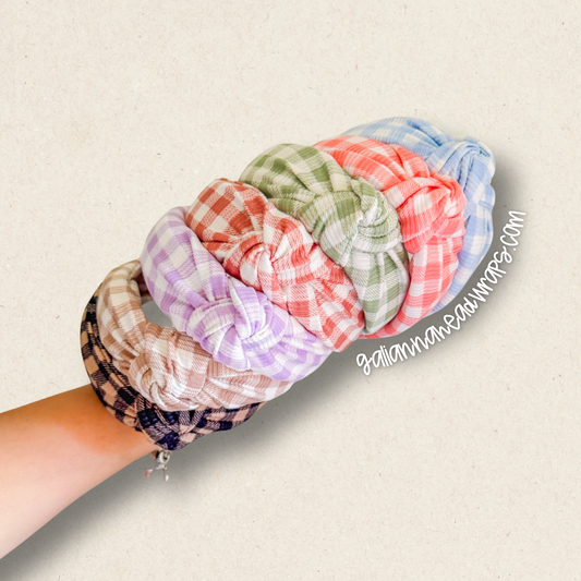 GINGHAM GOODNESS DROP - NANA BANDS
