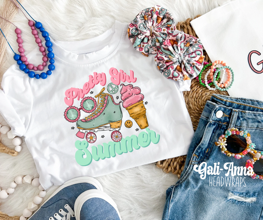 PRETTY GIRL SUMMER TEE