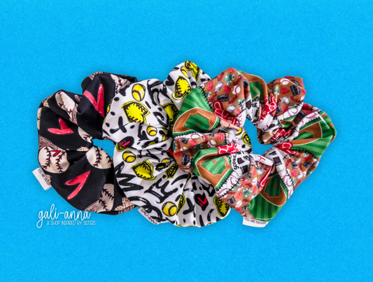 BALLPARK DROP SCRUNCHIES