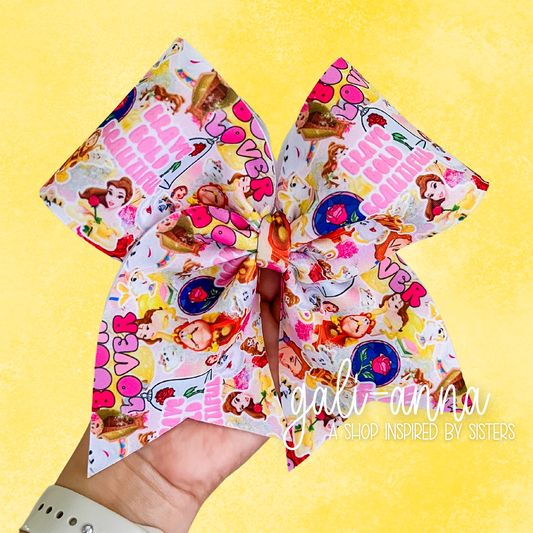 BOOK LOVER CHEER BOW