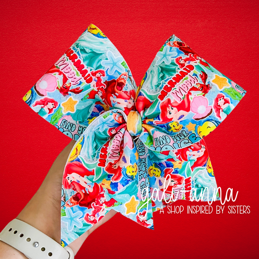 MERMAID MOOD CHEER BOW