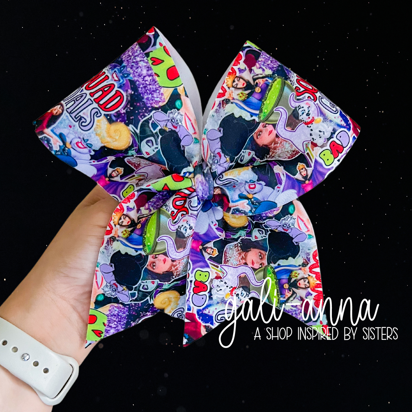 BAD GAL SQUAD CHEER BOW