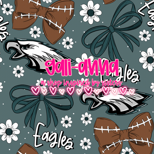 VIP PERK PRINT- COQUETTE  EAGLES FADED GREEN COLORWAY *mwg