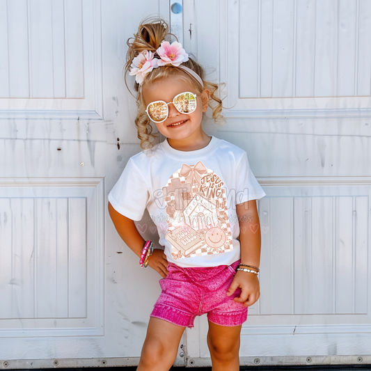 JESUS IS KING *muted pink - KIDS TEE