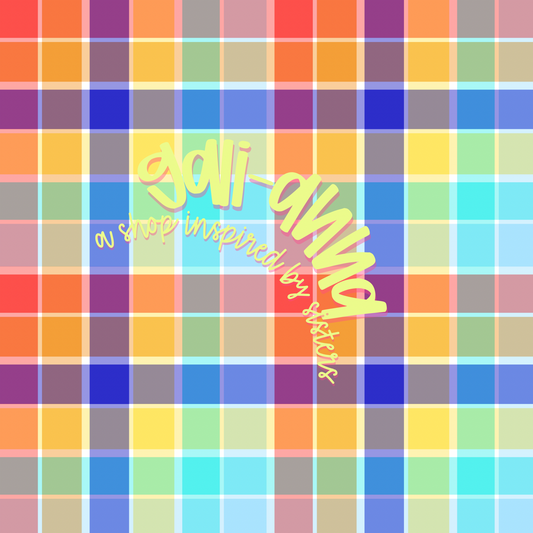 SEUSS PLAID COORD *MWG