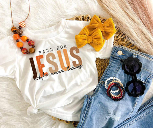 FALL FOR JESUS KIDS TEE