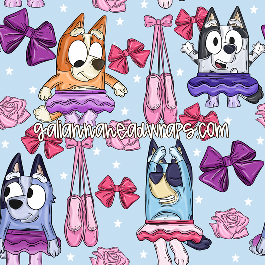 VIP PERK PRINT- BALLET DOGS *MWG