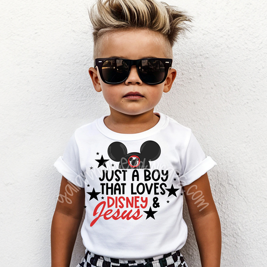 CASTLE & JESUS BOYS VERSION ... KIDS TEE