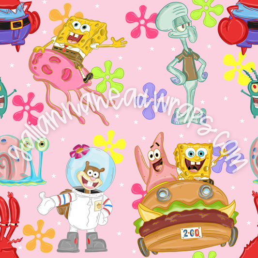 VIP PERK PRINT- SPONGE PINK COLORWAY *MWG