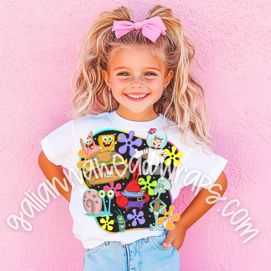 SPONGE AND FRIENDS... KIDS TEE