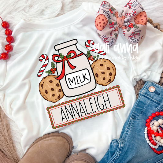 MILK & COOKIES NAME - KIDS TEE/SWEATSHIRT