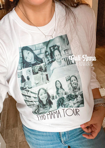 PERSONALIZED MAMA TOUR  ADULT TEE *OPTION 2