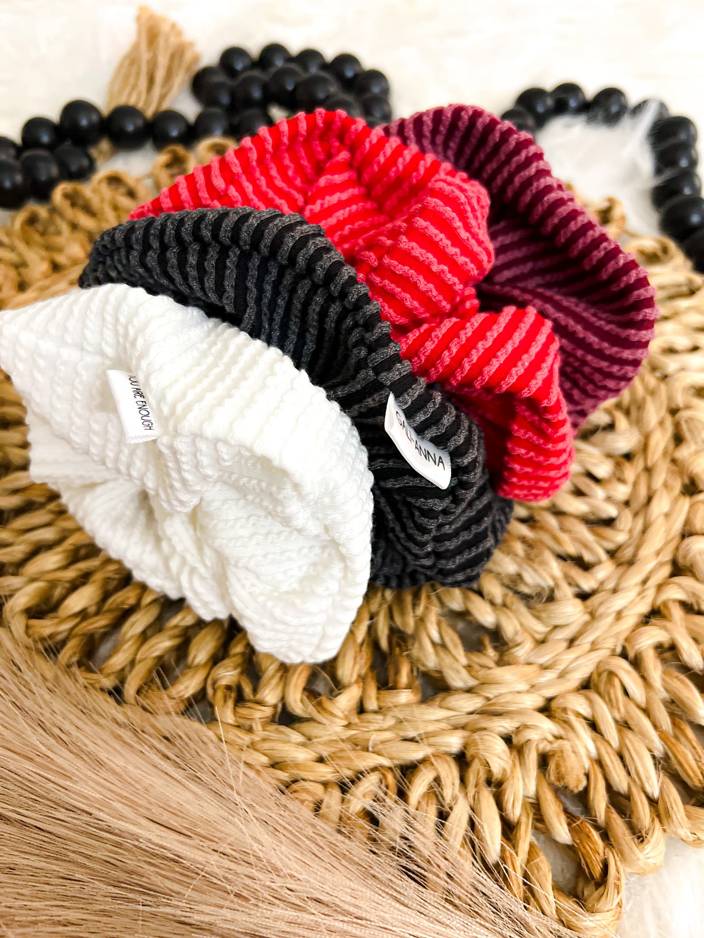 LJ SOLIDS DROP SCRUNCHIES