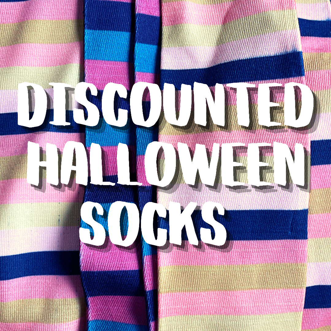 Imperfect Discounted Halloween Socks