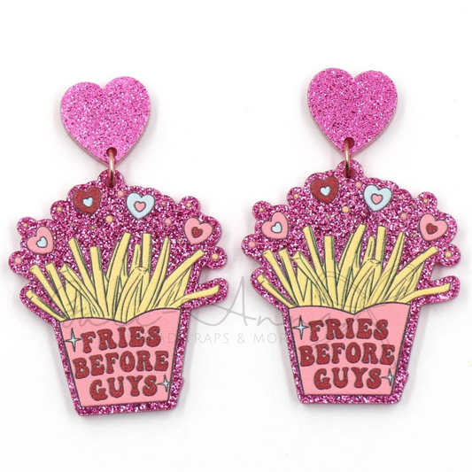 FRIES BEFORE GUYS EARRINGS